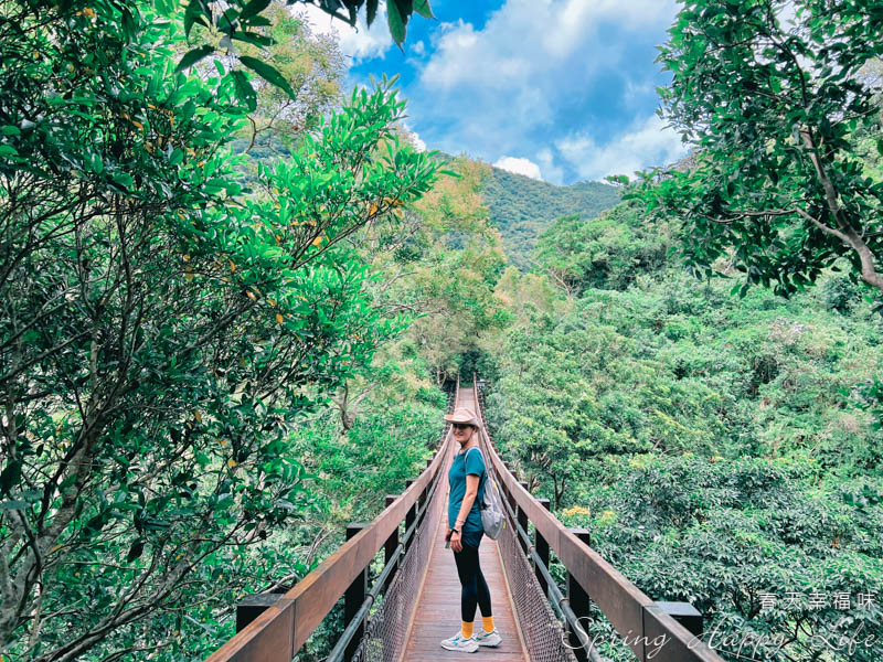【屏東旅遊】雙流國家森林遊樂區 台灣第二美瀑雙流瀑布 如漫步日本森林吊橋(沿山步道) 親子同遊跳石過溪好好玩 @春天幸福味