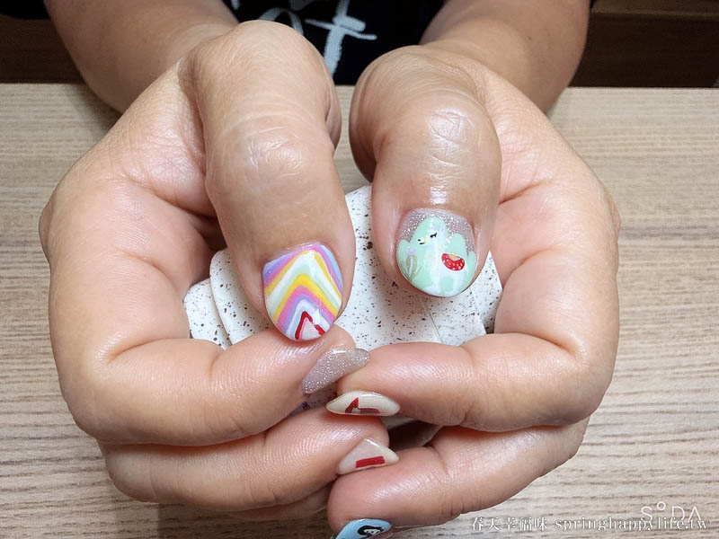 【高雄美甲推薦】日安美甲RIAN NAIL STUDIO 隱藏版超強手繪美甲師~凝膠設計 | 手足保養| 崁甲處理(附價目表) @春天幸福味