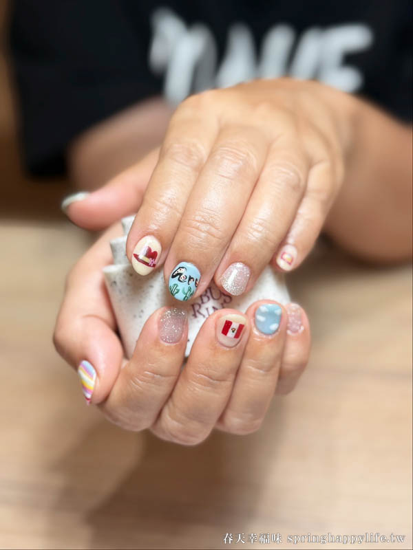 【高雄美甲推薦】日安美甲RIAN NAIL STUDIO 隱藏版超強手繪美甲師~凝膠設計 | 手足保養| 崁甲處理(附價目表) @春天幸福味