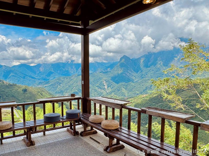 【嘉義梅山】阿里山秘境 山角鐵茶屋(全預約制) 山景第一排 品茶觀山療癒秘境 @春天幸福味