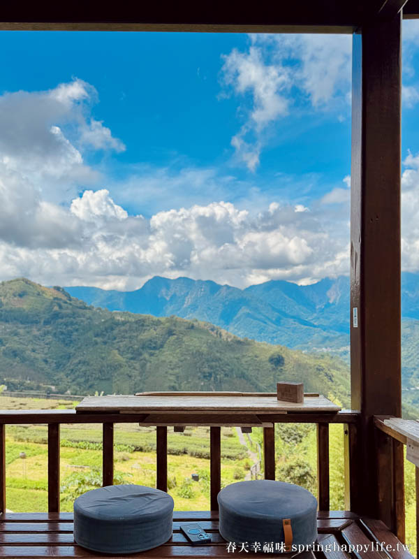 【嘉義梅山】阿里山秘境 山角鐵茶屋(全預約制) 山景第一排 品茶觀山療癒秘境 @春天幸福味
