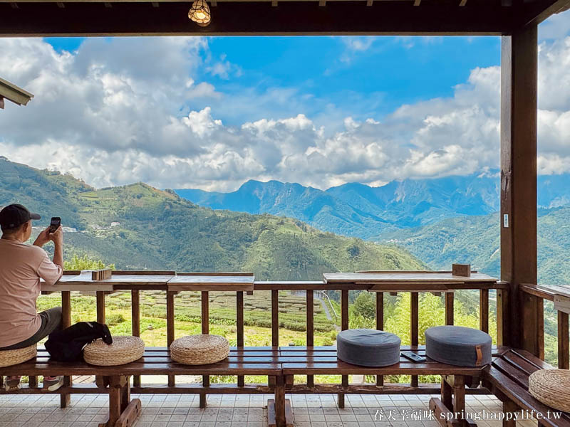 【嘉義梅山】阿里山秘境 山角鐵茶屋(全預約制) 山景第一排 品茶觀山療癒秘境 @春天幸福味