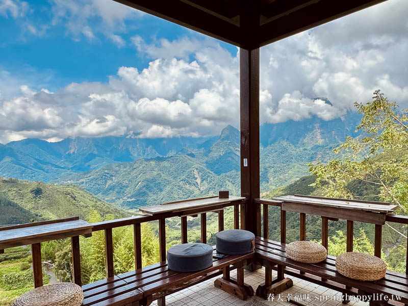 【嘉義梅山】阿里山秘境 山角鐵茶屋(全預約制) 山景第一排 品茶觀山療癒秘境 @春天幸福味