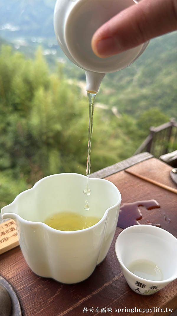 【嘉義梅山】阿里山秘境 山角鐵茶屋(全預約制) 山景第一排 品茶觀山療癒秘境 @春天幸福味