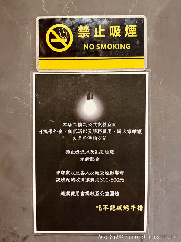 【高雄美食】吃不飽碳烤牛排 只賣原肉！大口吃肉就是爽 可帶外食超過癮(附菜單) @春天幸福味